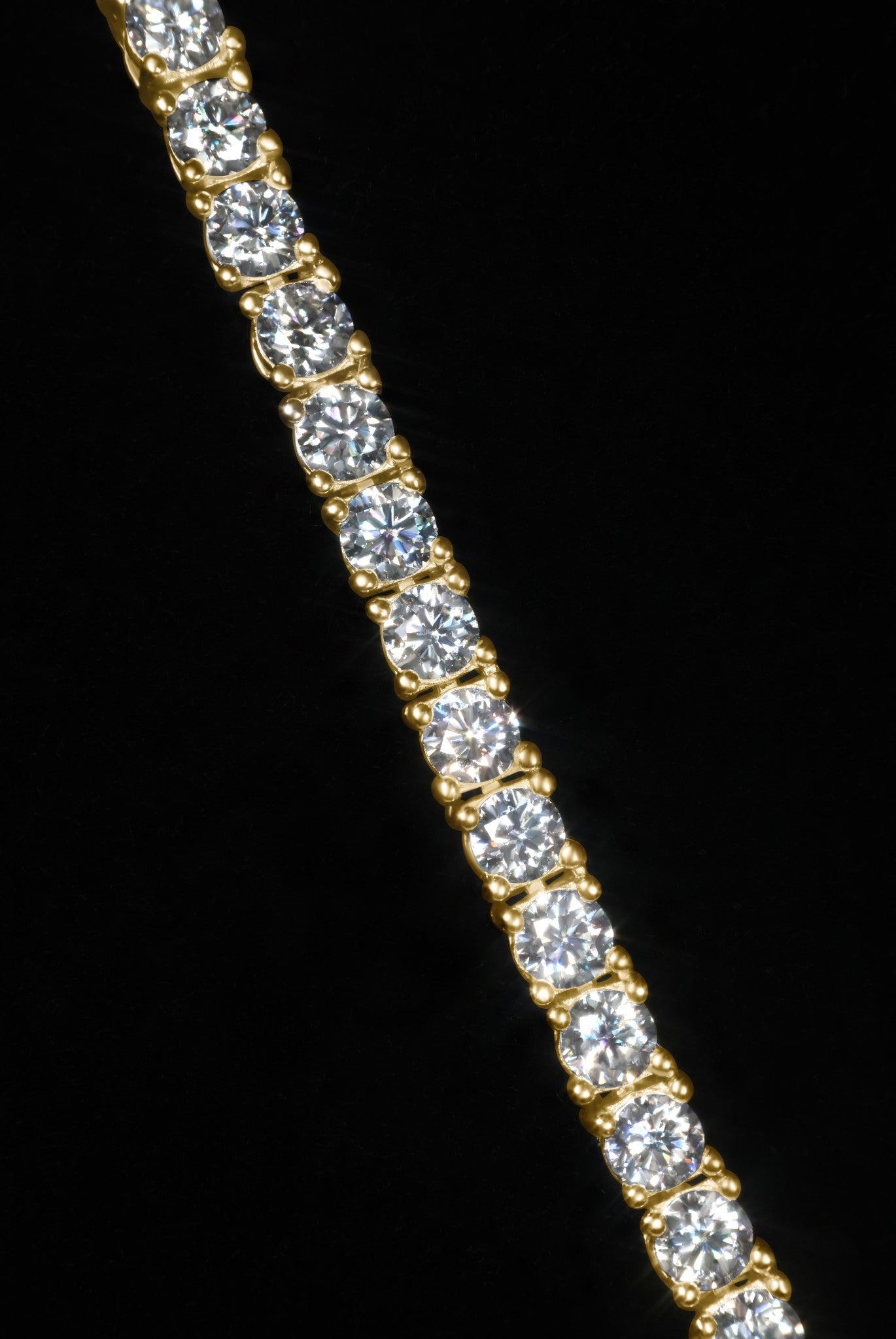 Tennis Necklace 3mm- Moissanite