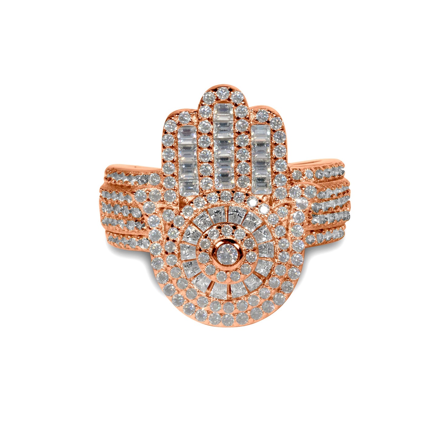 Hamsa Ring- Moissanite