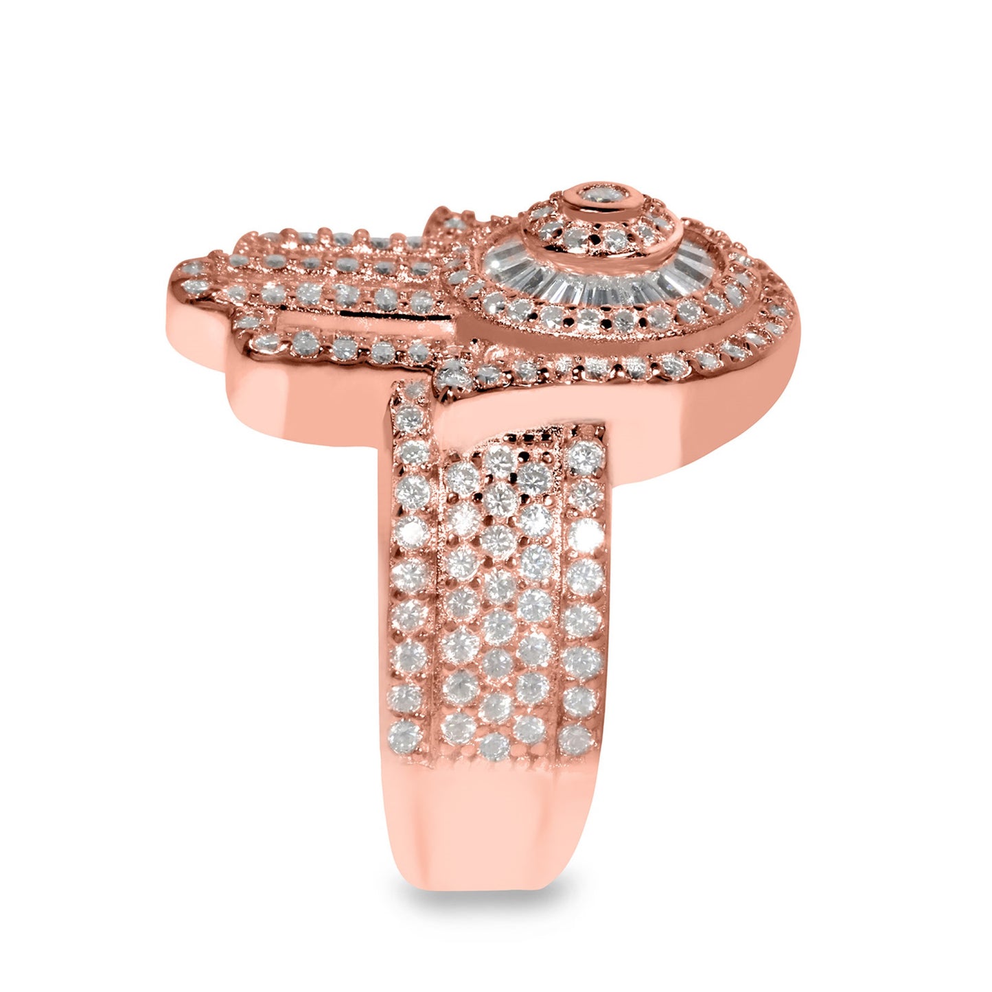 Hamsa Ring- Moissanite