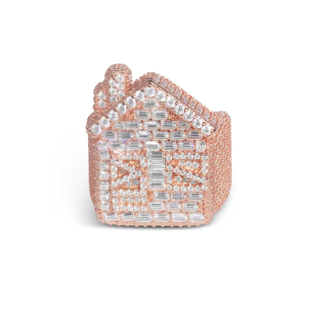 Trap House Ring- Moissanite