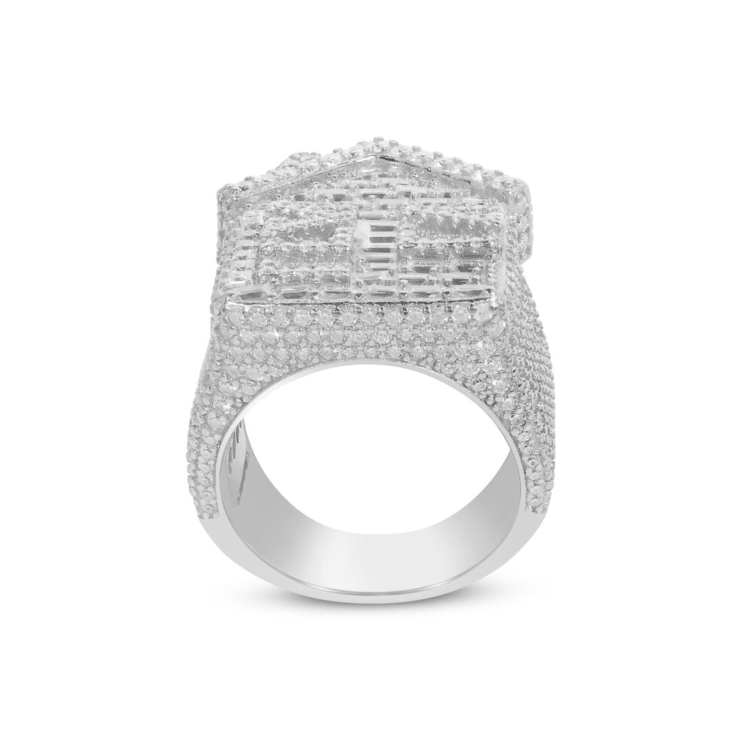 Trap House Ring- Moissanite