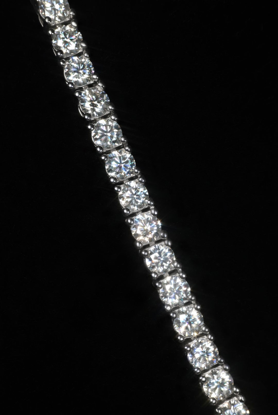 Tennis Necklace 3mm- Moissanite