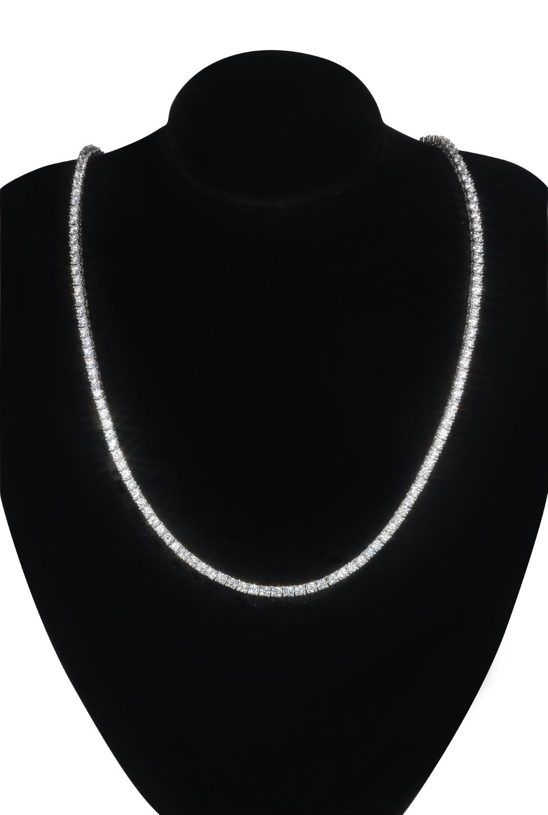 Tennis Necklace 3mm- Moissanite