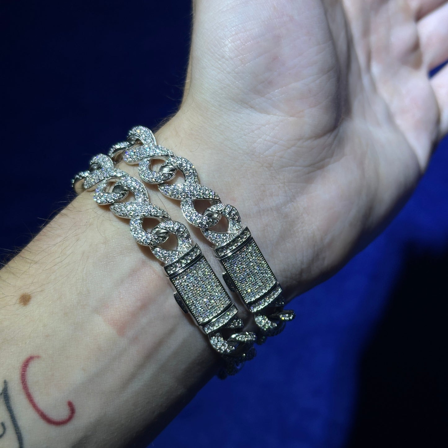 Infinity bracelet- Moissanite