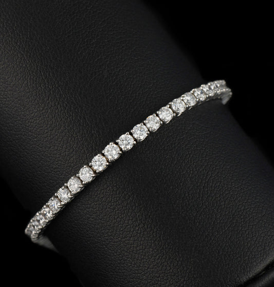 Tennis Bracelet 3mm- Moissanite