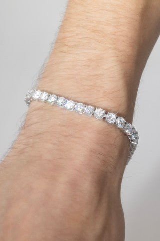 Tennis bracelet 4mm- Moissanite