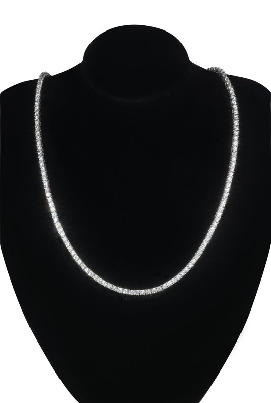 Tennis Necklace 3mm- Moissanite