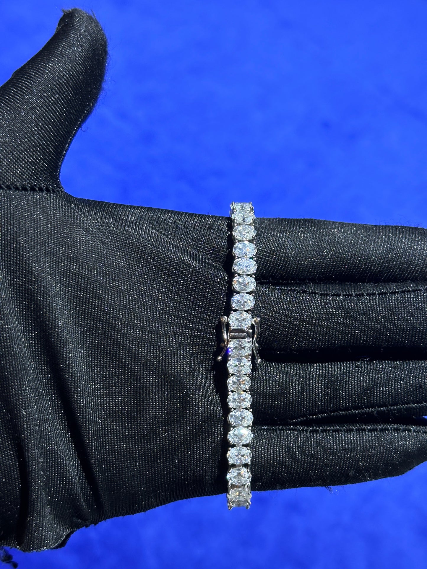 Oval Cut Tennis Bracelet- Moissanite