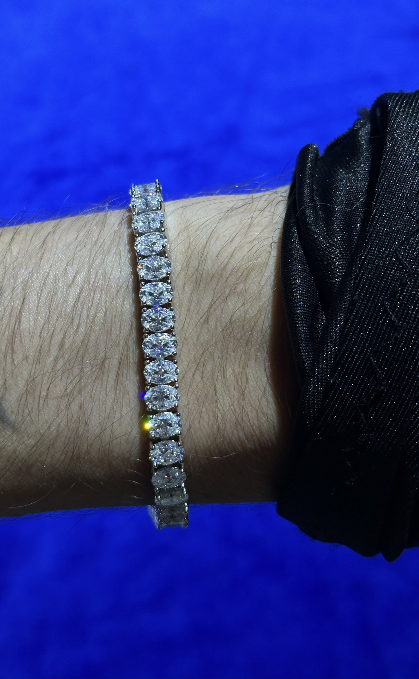 Oval Cut Tennis Bracelet- Moissanite